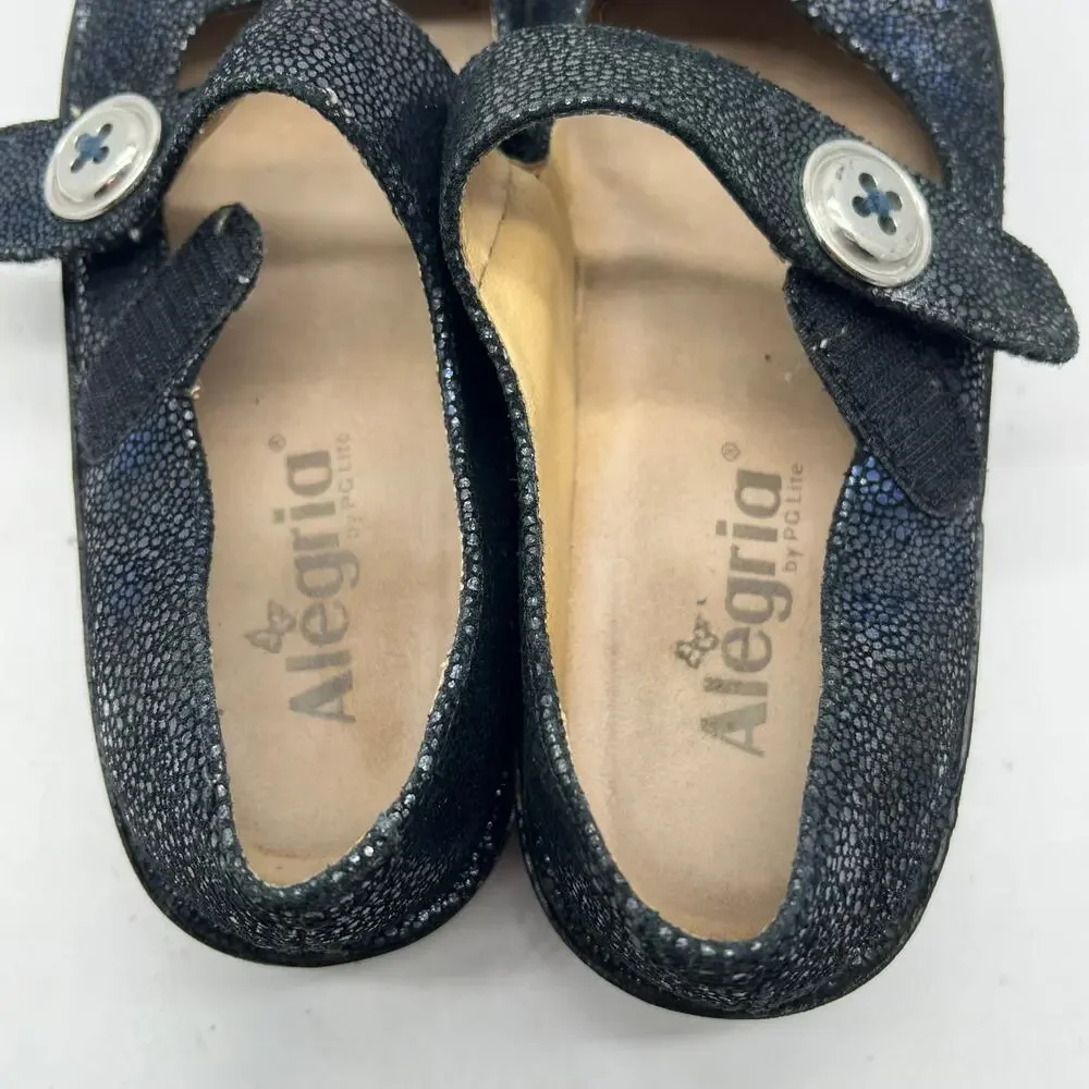 Alegria Shoes Womens 38 US 9 Paloma PAL-233 Mary Jane Leather